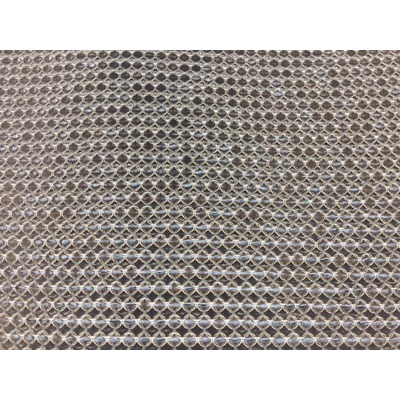 Металлическая сетка кольчужного плетения, цвет никель (фото, вид 2)