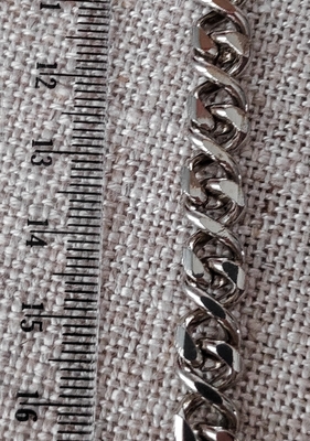 Декоративная цепь С-22 серебристая (фото, Декоративную стальную цепь С-22 серебристого цвета купить)
