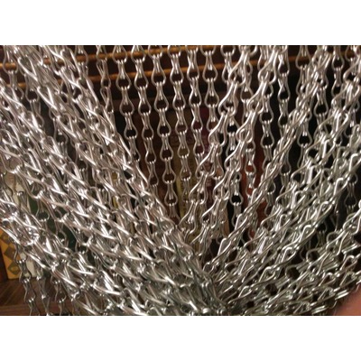 Алюминиевые декоративные цепочки - размер 9*17мм (фото, вид 2)