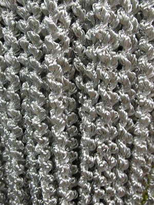 Нитяные шторы Спираль объемная, цвет платиновый (серо-коричневый)