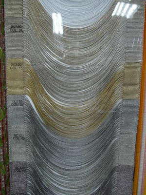 Нитяные шторы SC 120 c люрексом, цвета 01, 15, 08, 02, 04