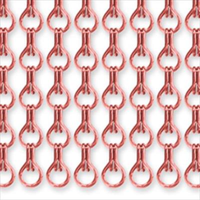 Алюминиевые декоративные цепочки - цвет розовый (фото)