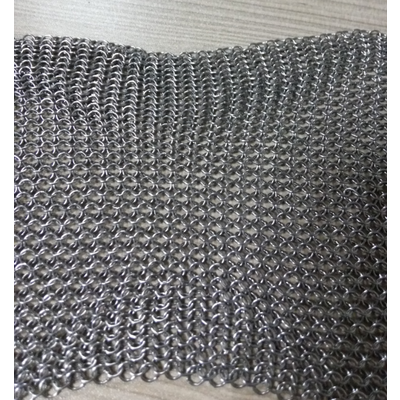 Стальная сетка кольчужного плетения, диаметр 4 мм (фото)