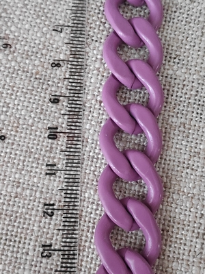 Декоративная фиолетовая цепь С-29 (фото, Декоративную фиолетовую цепь С-29 купить)