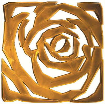 Декоративная панель - коричневая роза