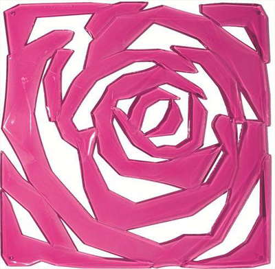 Декоративная панель - розовая роза