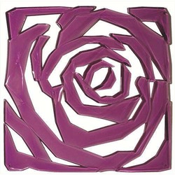 Декоративная панель - фиолетовая роза.